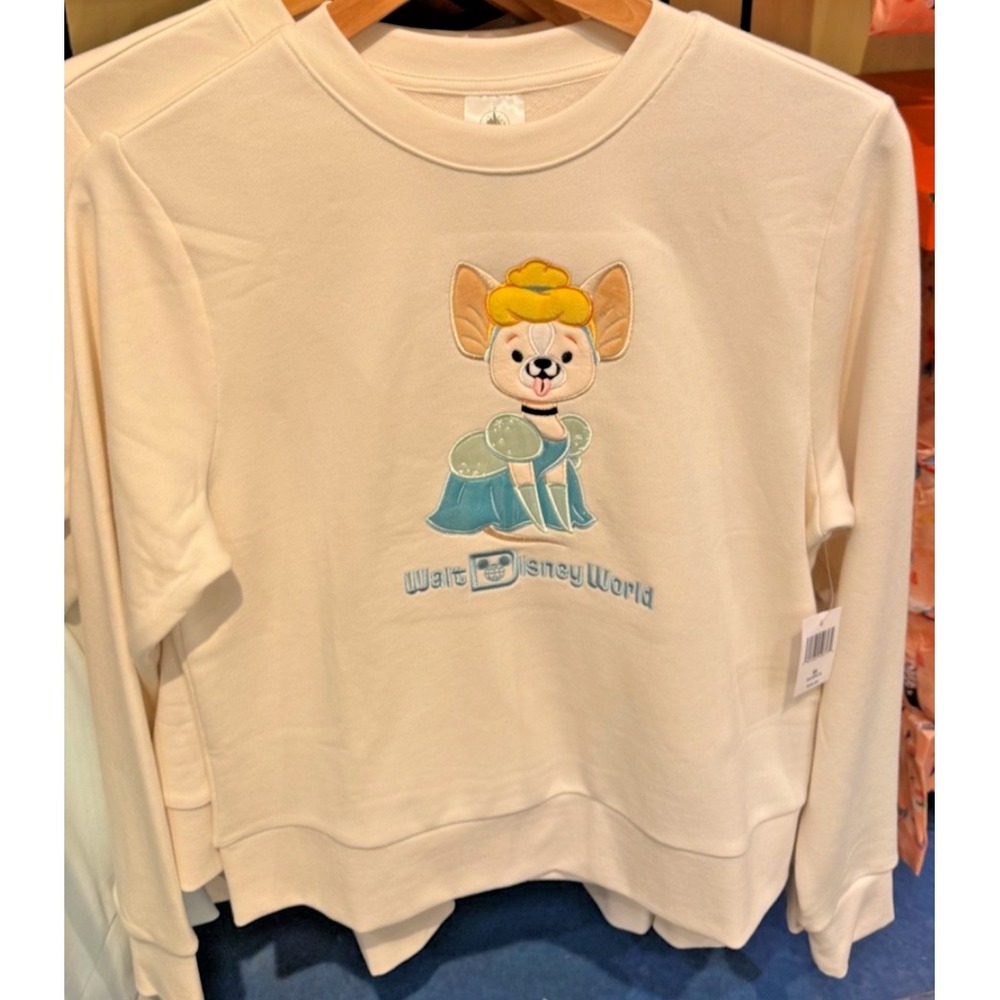 2026 Disney Parks Halloween Cinderella Chihuahua Dog Sweatshirt 1X Pullover